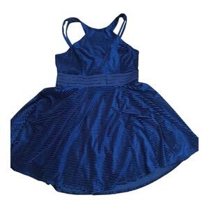 JODI KRISTOPHER Elegant Blue Kids Dress